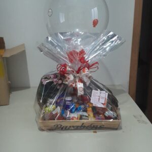 CESTA DE CAFÉ COM BALÃO