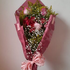 MINI BUQUE COM EMBALAGEM TECLADO